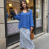Jersey Punto - Azul