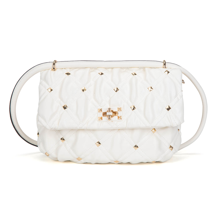 Bandolera Tachas - Blanco
