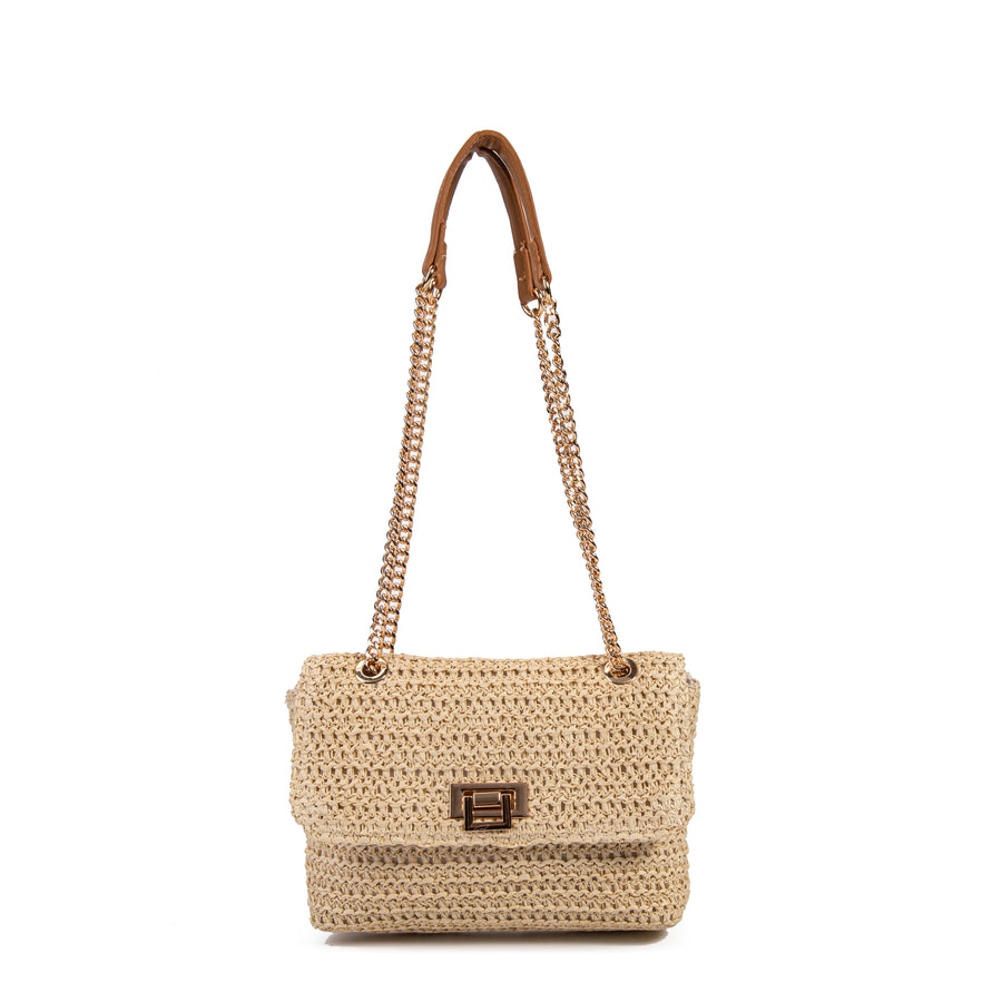 Bolso Rafia - Beige