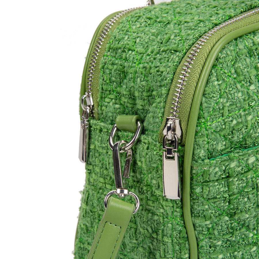 Bolso Tejido Channel - Beige