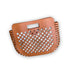 Bolso Troquelado Cuero - Marron