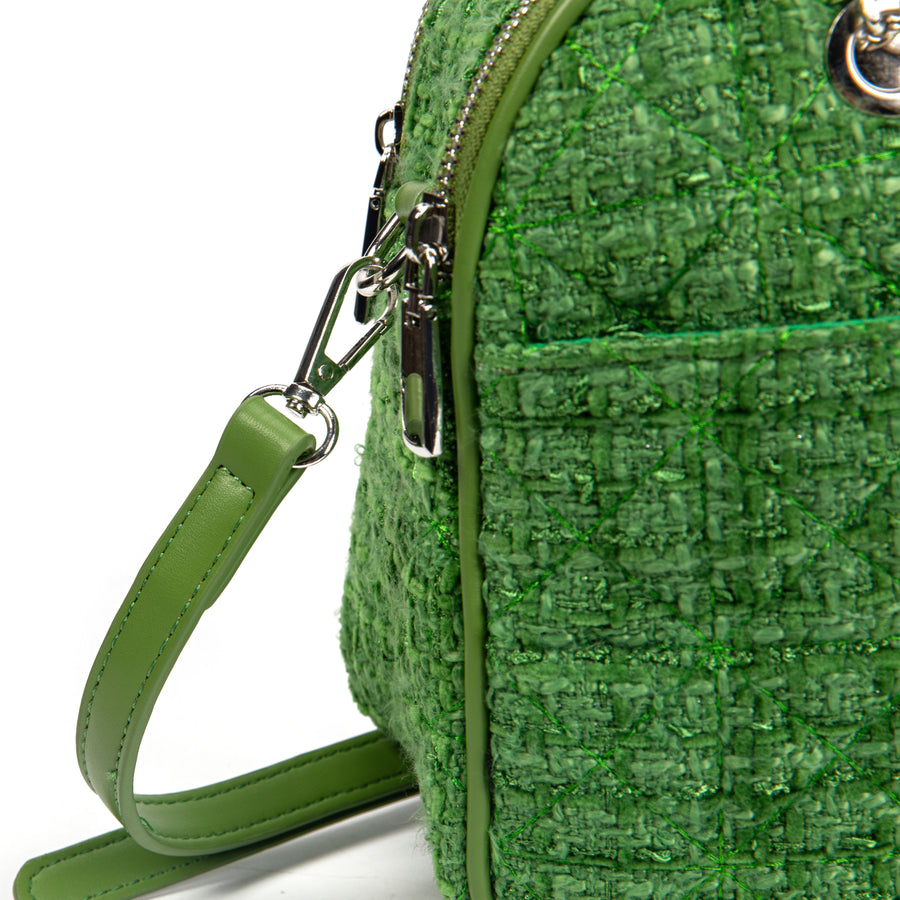 Bolso Tejido Channel - Beige