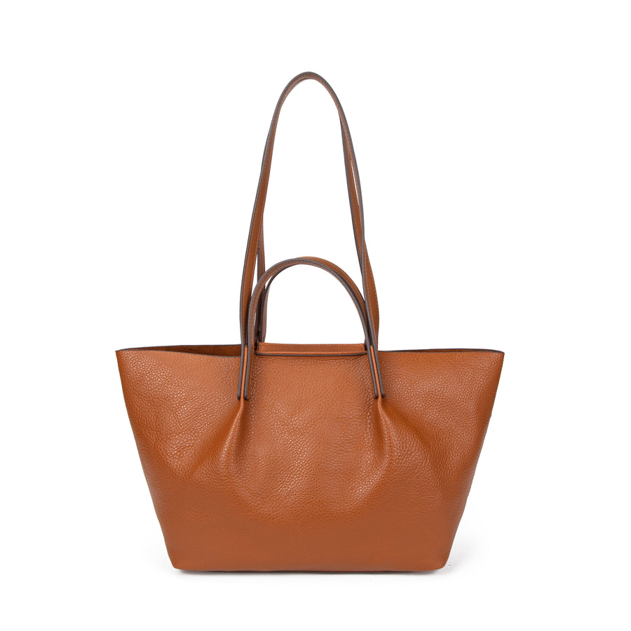 Bolso Capazo Asa Piel - Negro