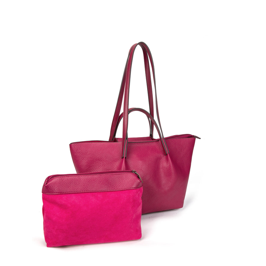 Bolso Capazo Asa Piel - Negro
