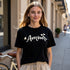 Camiseta Amour - Crema