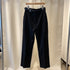 Pantalón Recto Cinturón - Negro