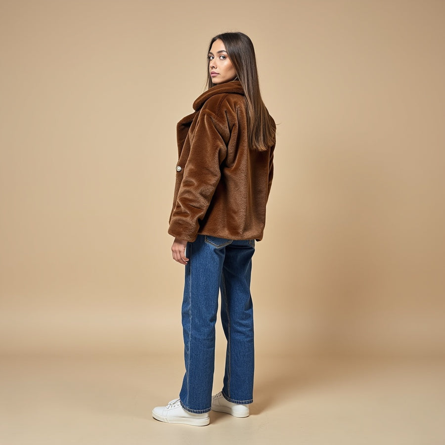 Chaqueta Pelo - Marrón