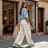Pantalón Bajo Goma - Beige