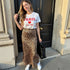 Falda Raso - Leo