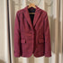 Blazer Cuadros - Rojo