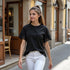 Camiseta Detalle Calado - Blanco
