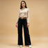 Pantalón Culotte Cinturón - Negro
