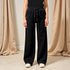 Pantalón Afelpado Cordón - Negro