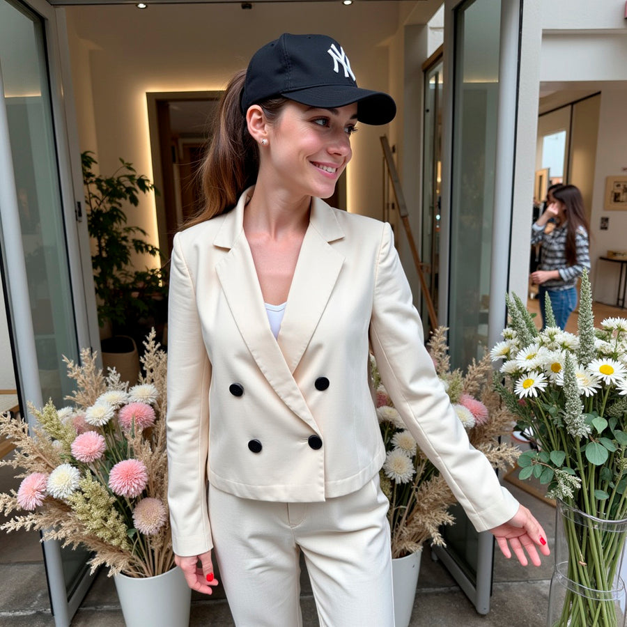 Blazer Boton - Pimienta