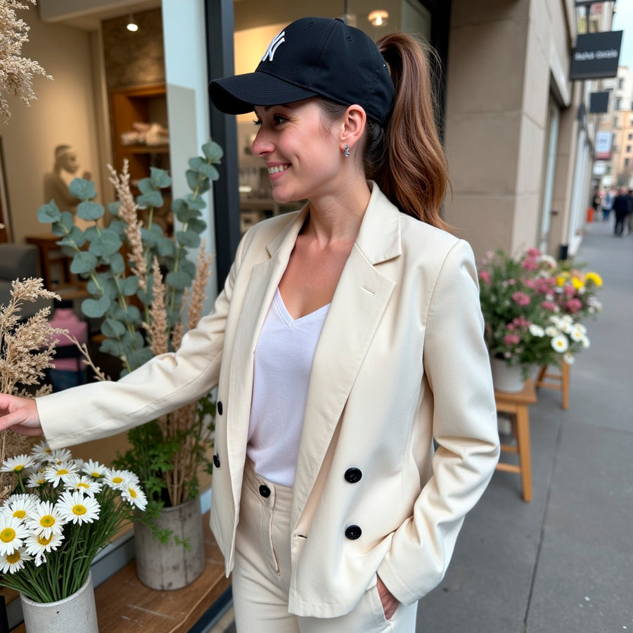 Blazer Boton - Beige