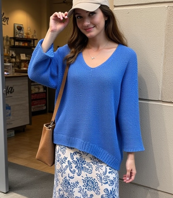 Jersey Punto - Azul
