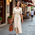 Vestido Largo Lino - Crema