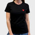 Camiseta Heart - Negro